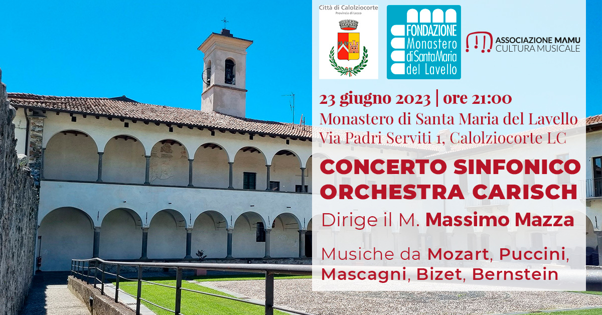 Concerto Carisch monastero Lavello