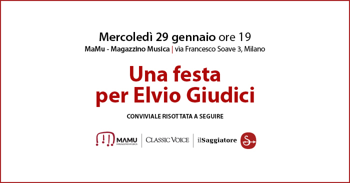 Una festa per Elvio Giudici