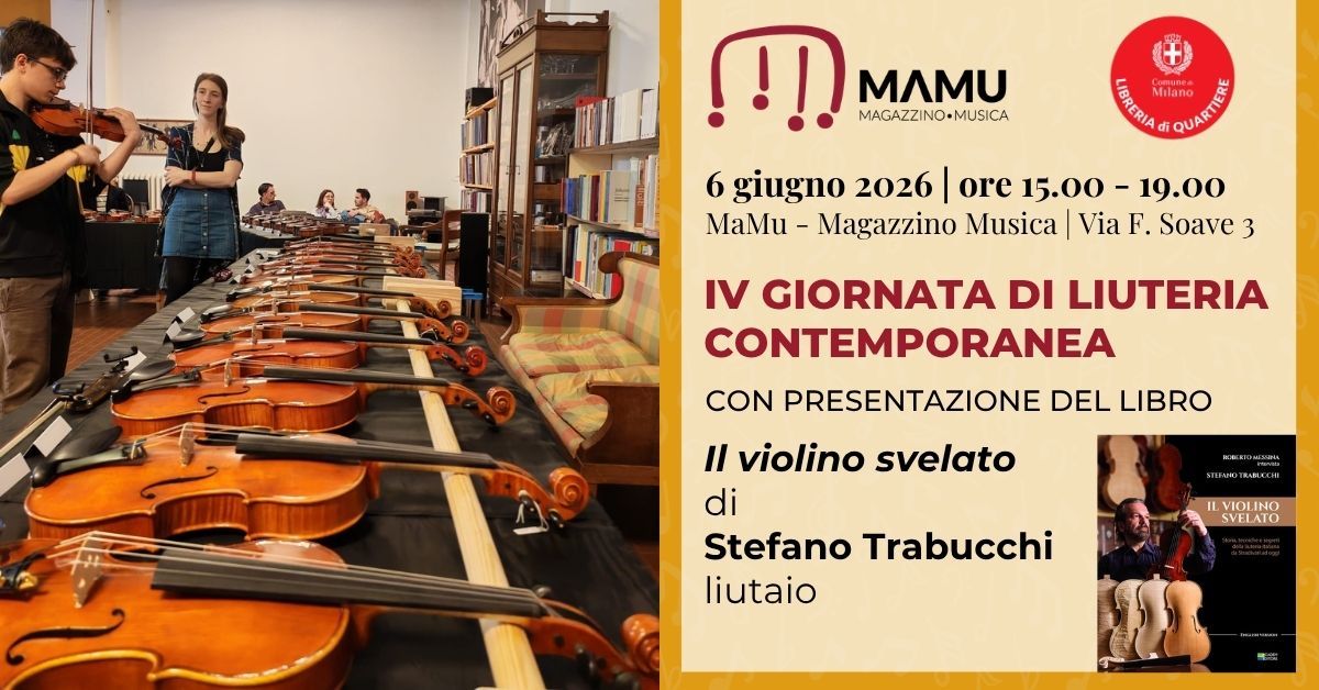 Giornata della liuteria contemporanea giugno 2026